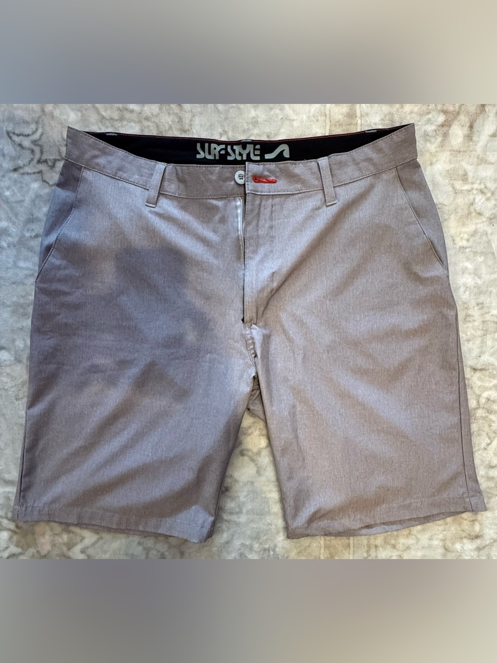 Surf Style Men's Gray Casual Shorts Size 34 Waist